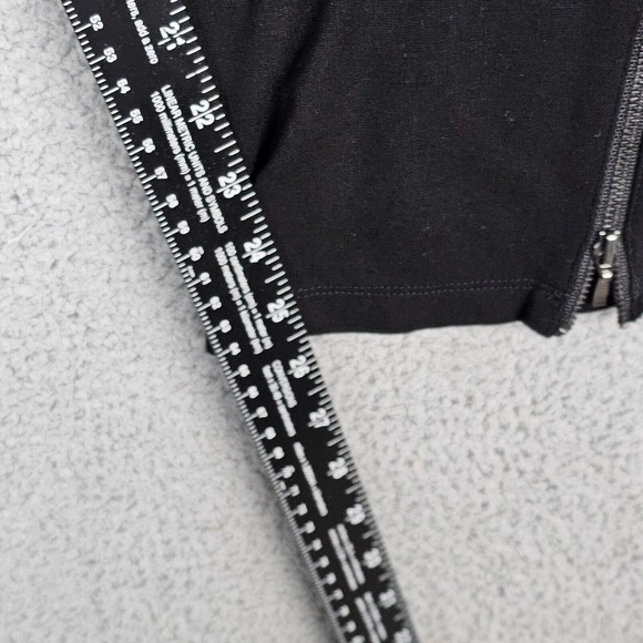 Eileen Fisher Pants Womens Medium Black Ankle Zip Pull On Stretch Casual - Picture 5 of 9